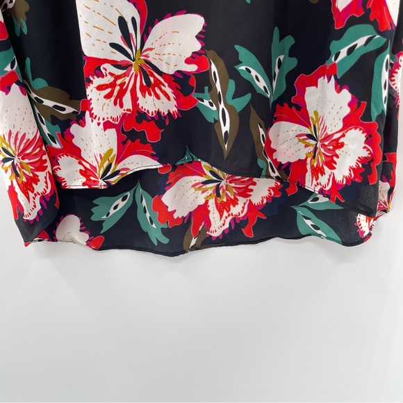 Cabi Hyacinth Hibiscus Floral Print Sleeveless Blouse Style #5542 Size Medium - Picture 8 of 12